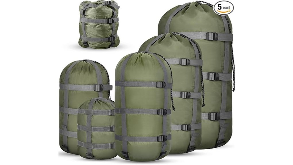five compression bag cover