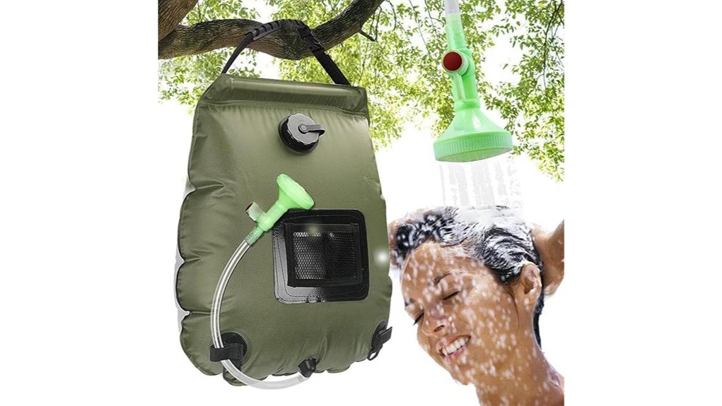 five gallon solar shower bag