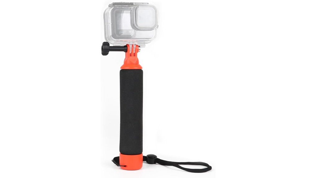 floatable waterproof gopro grip