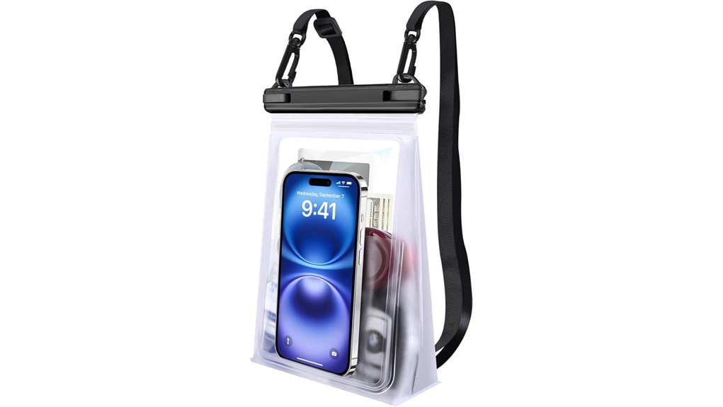 floating waterproof phone pouch