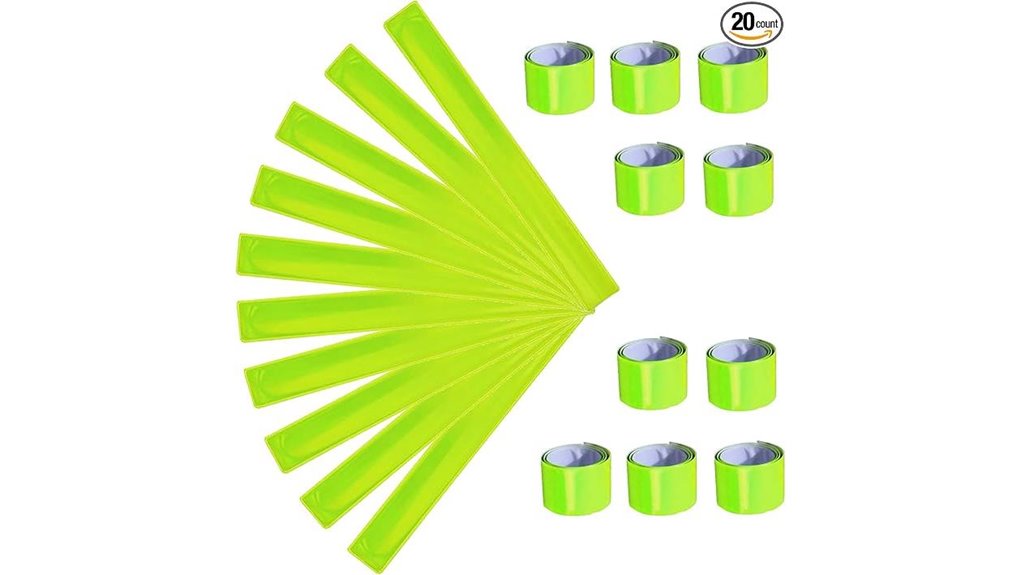 fluorescent snap reflector bands