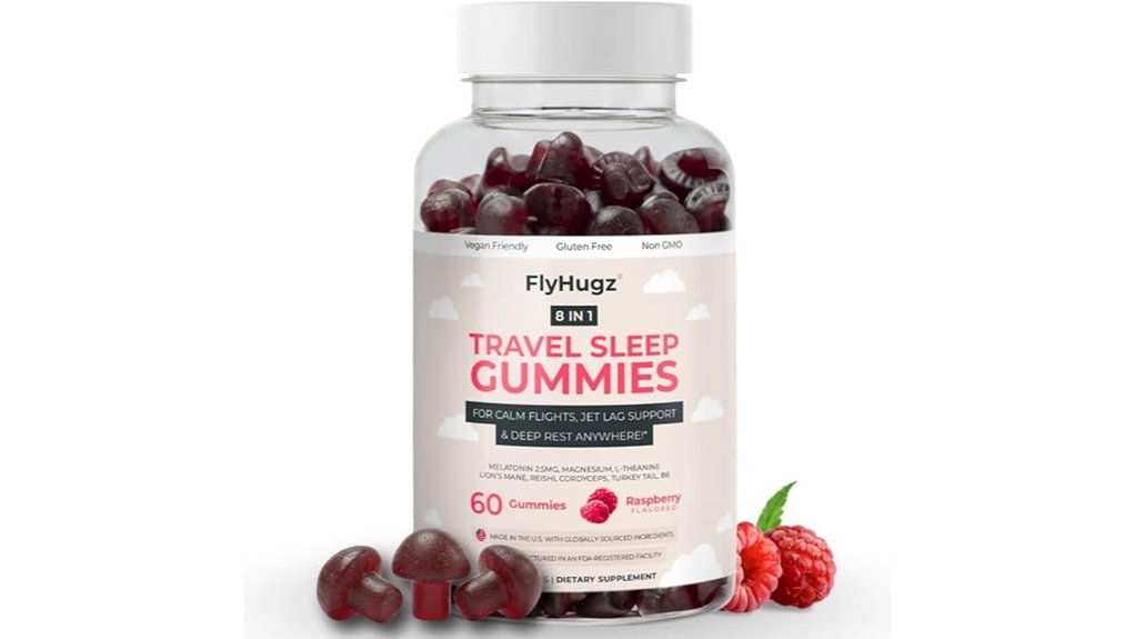 flyhugz vegan melatonin gummies