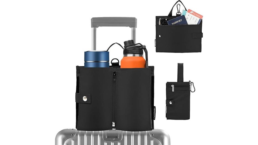 foldable dual cup holder