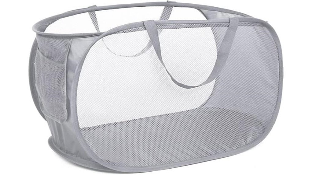 foldable hamper side pocket