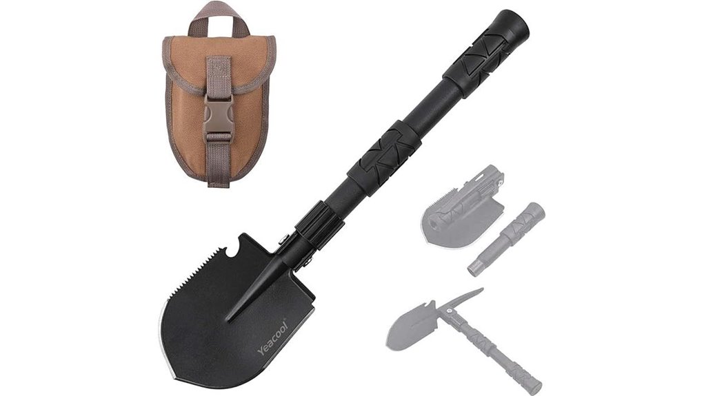 foldable military survival shovel
