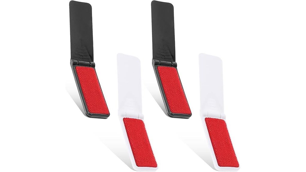 foldable travel lint brush