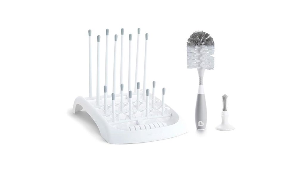 foldable white bottle rack