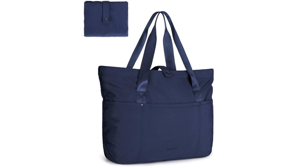 foldable zipper tote women