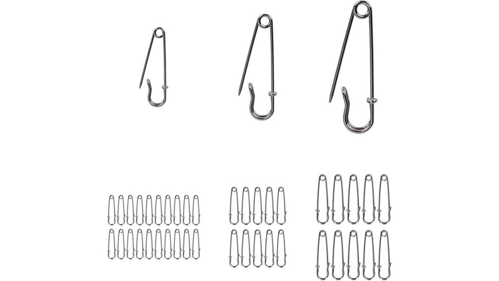 forty heavy duty safety pins