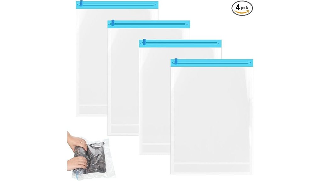 four 19x14 vacuum roll ups