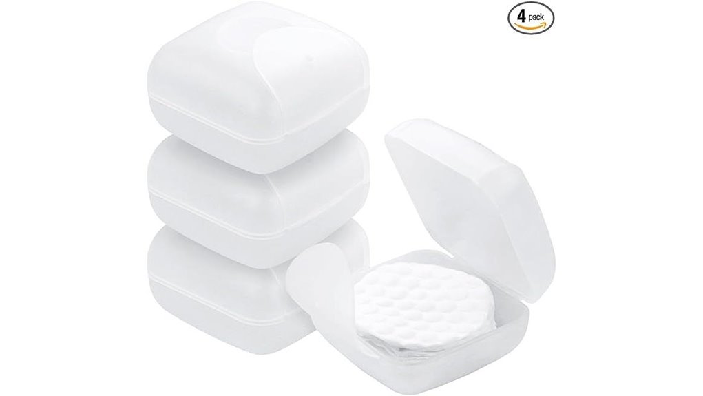 four color plastic cotton holders