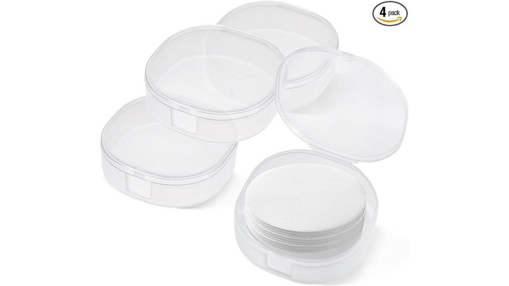 four pack portable cotton dispenser