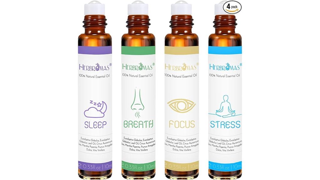 four rollers 0 33oz set