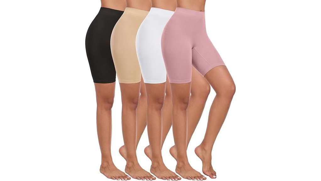 four seamless under dress shorts