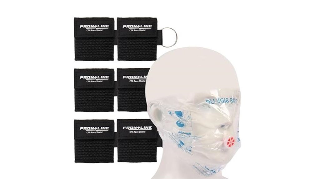 frontline 6 pack keyring black