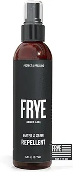 frye leather water stain spray