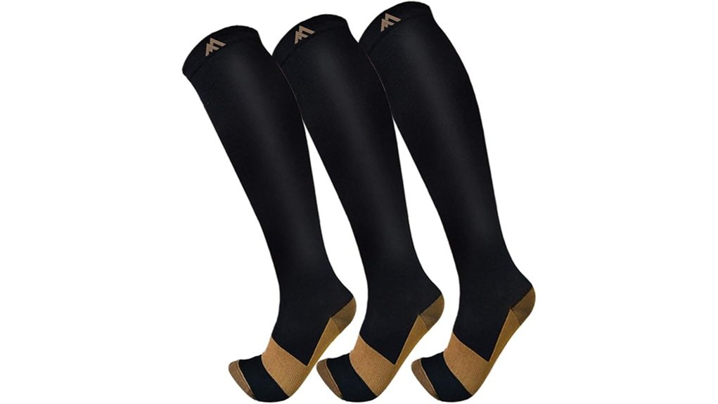 fuelmefoot 3 pack copper compression