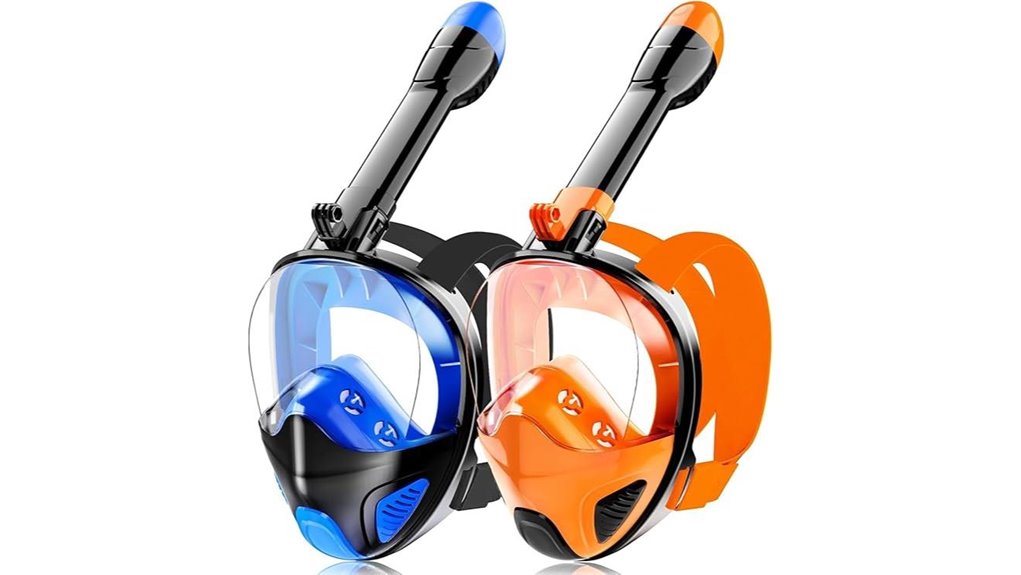 full face mask camera mount