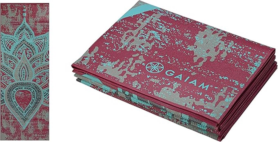 gaiam 68x24 folding yoga