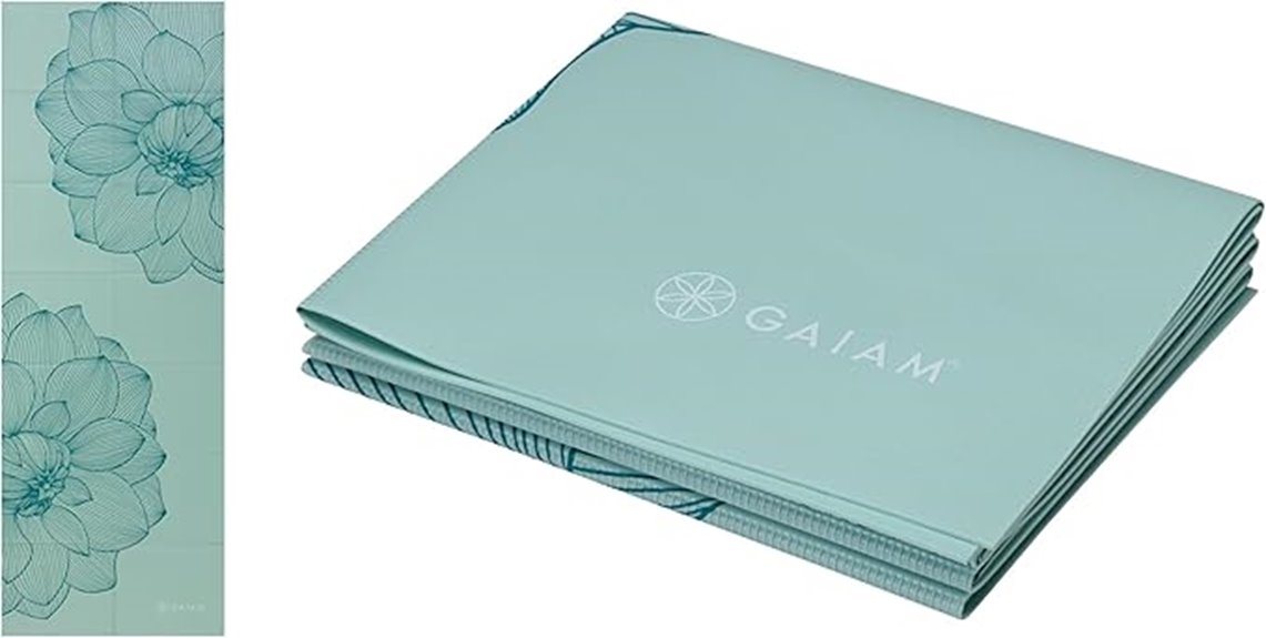 gaiam folding yoga travel