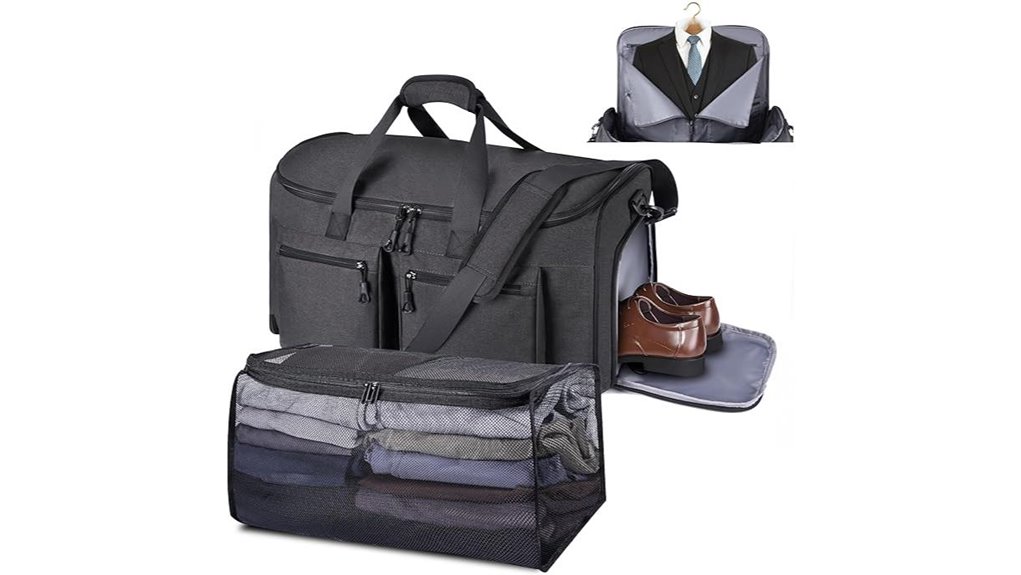 garment duffel convertible mesh