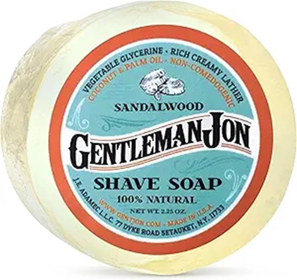 gentleman jon sandalwood soap