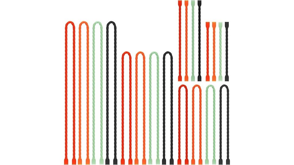 gesipor 20 piece silicone ties