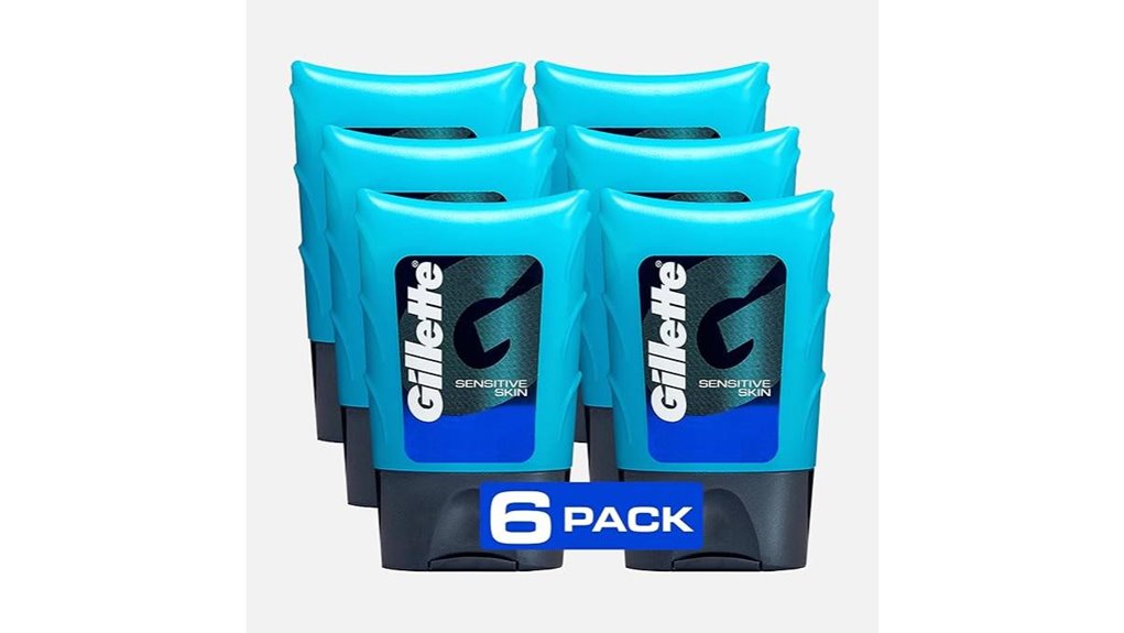gillette 6 pack 2 5oz shave