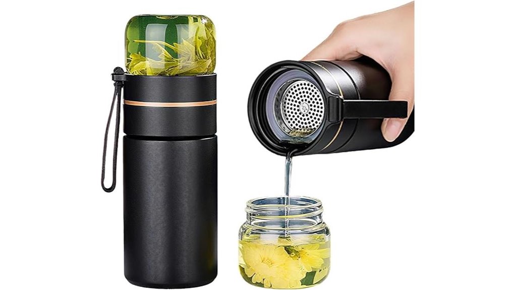 glass travel tea infuser