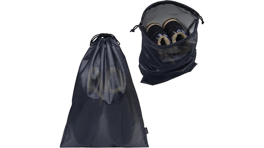 gloppie drawstring travel shoebags
