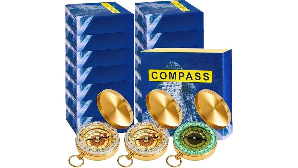 glow in dark survival compass