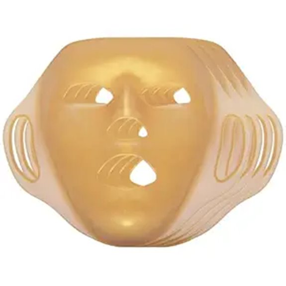 gold 3d silicone mask
