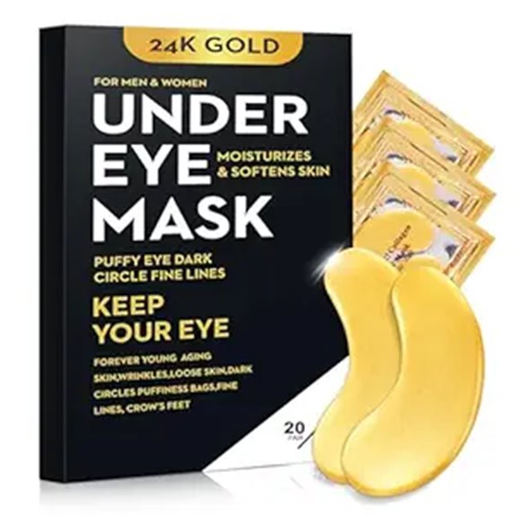 gold collagen eye masks