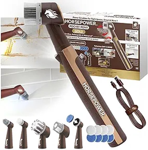 gold pocket pony scrubber