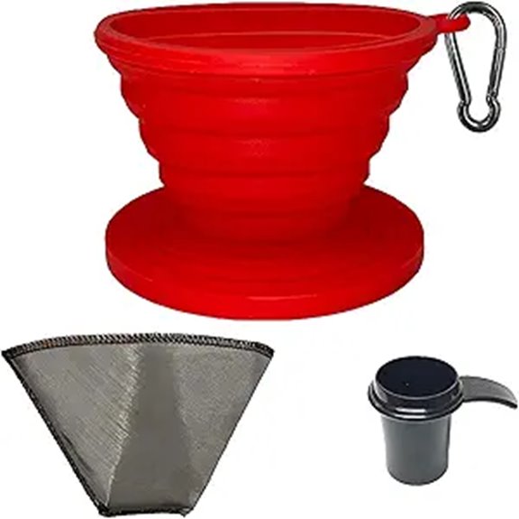 goldtone collapsible dripper scoop