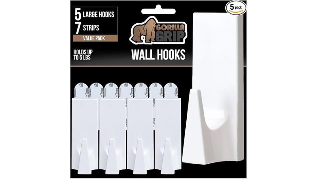 gorilla grip reusable hooks