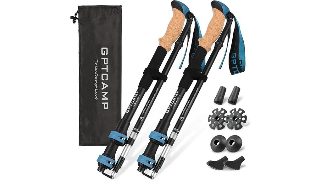 gptcamp collapsible trekking poles