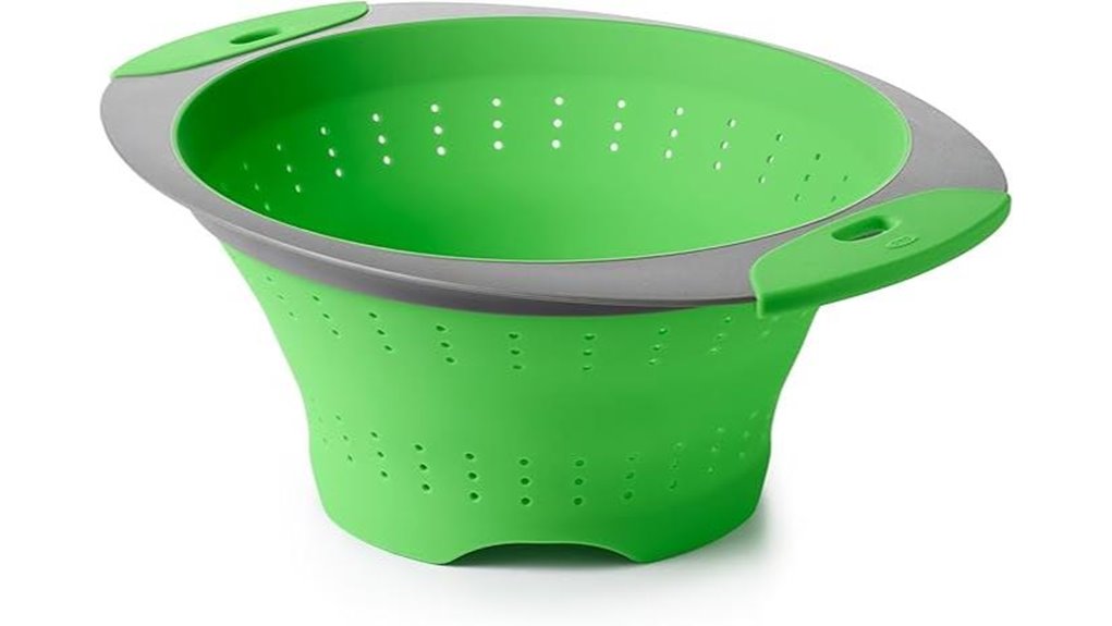 green 3 5 quart colander