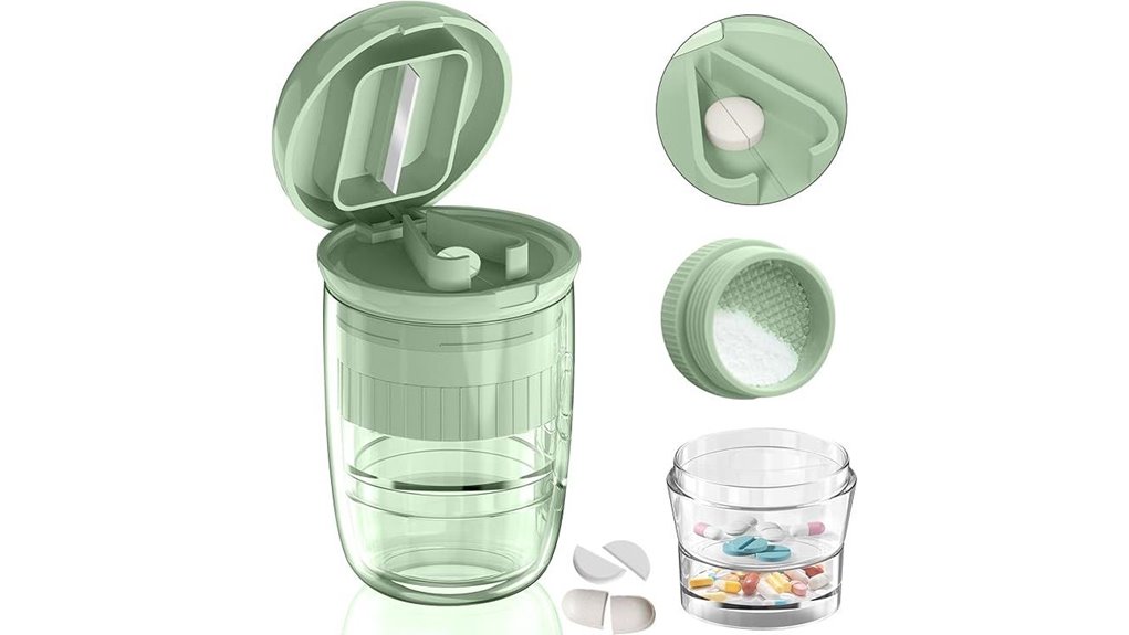 green pill cutter dispenser