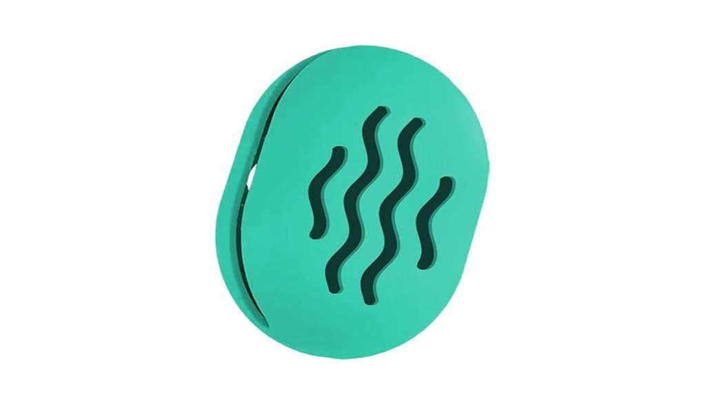 green silicone sponge holder