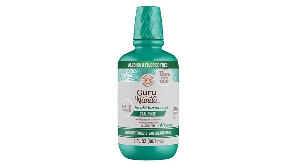 gurunanda alcohol free fresh mouthwash