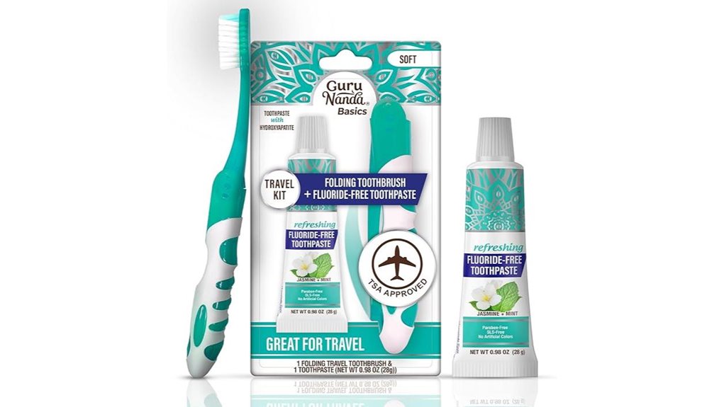 gurunanda folding hydroxyapatite toothbrush