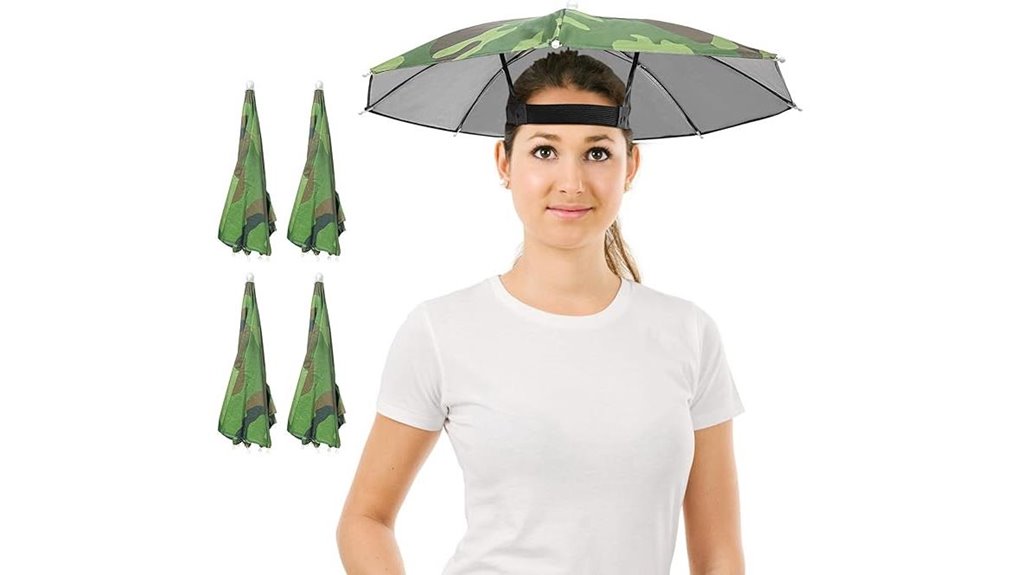 guyuyii 4 pack umbrella hat