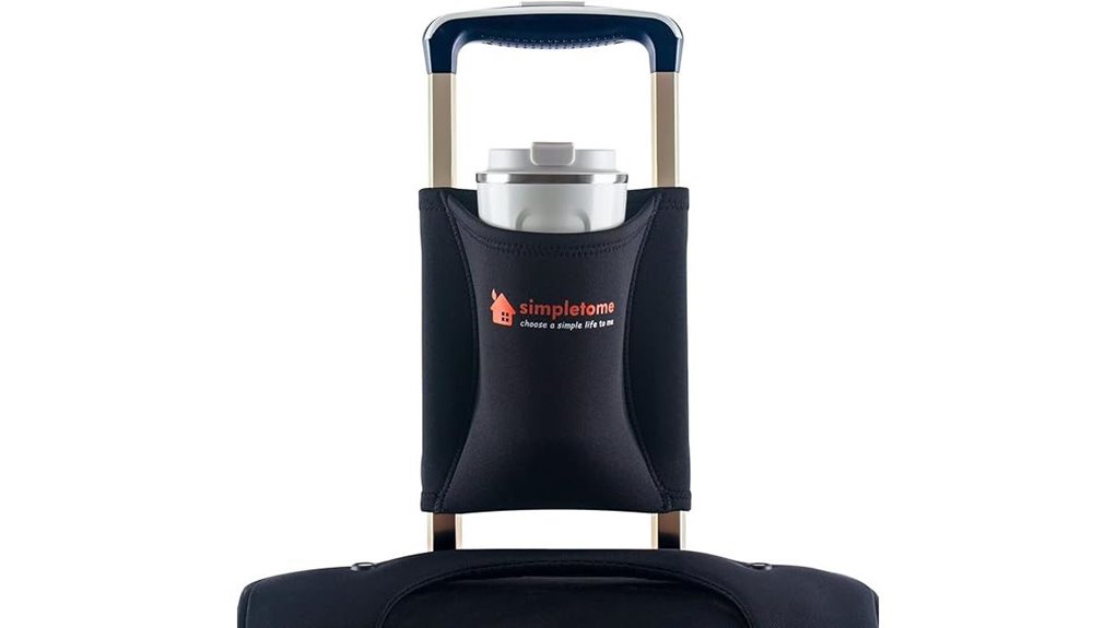 hands free luggage cup holder