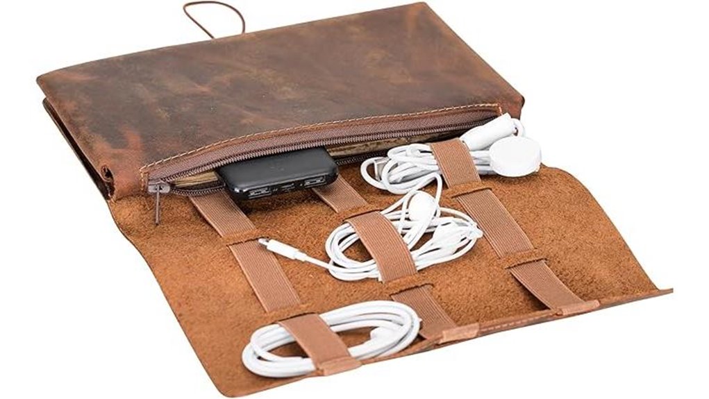 hardiston leather organizer bag