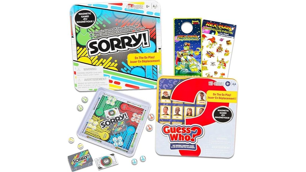 hasbro magnetic tin games