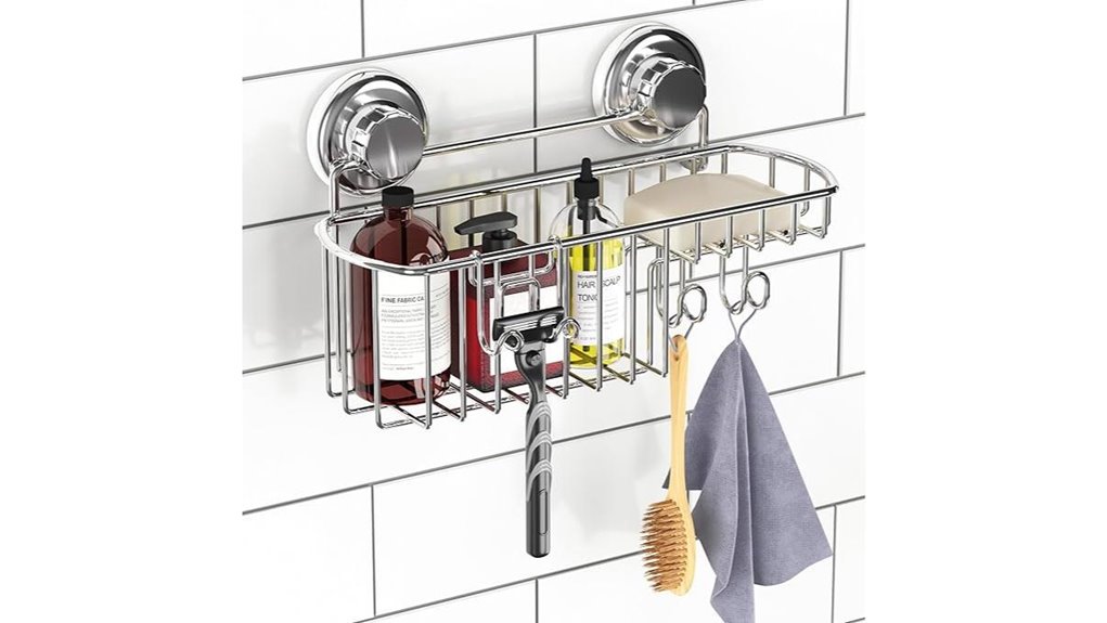 hasko chrome shower caddy