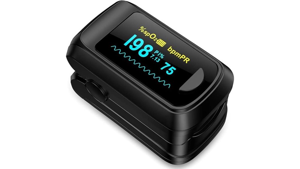 healthtree fingertip pulse oximeter
