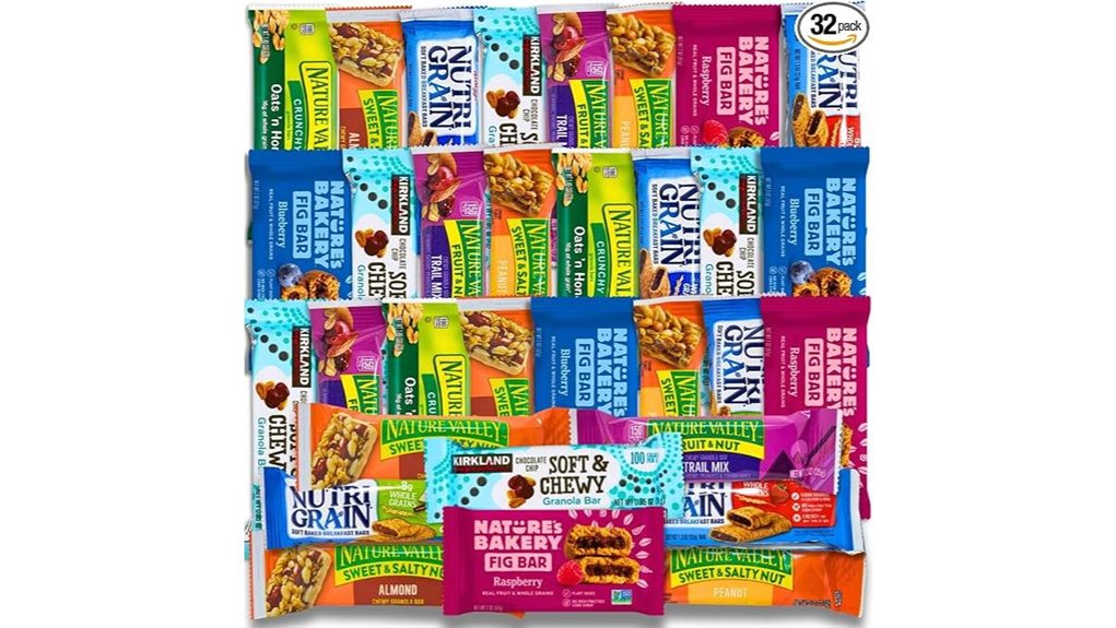 healthy mixed granola bars