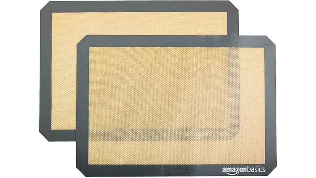 heat resistant silicone baking mats